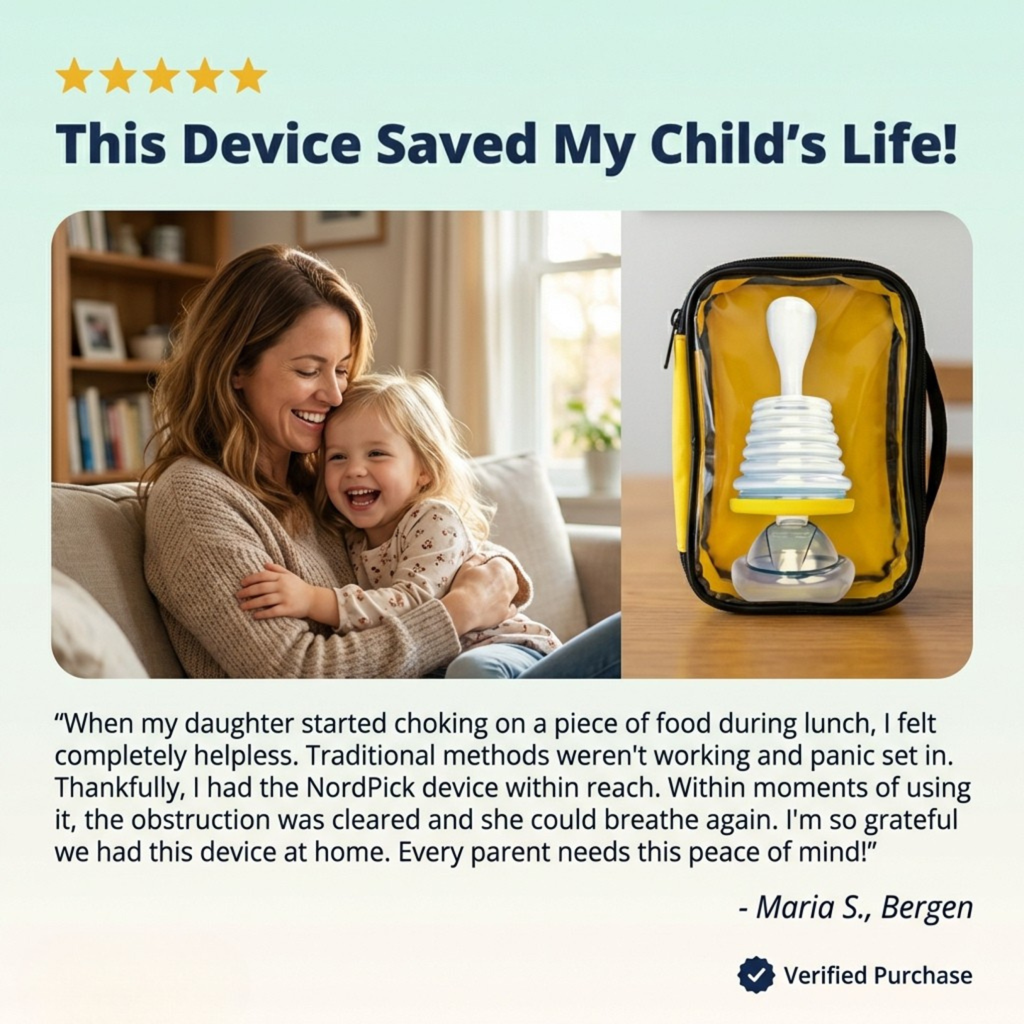 BreathRelief™ Anti-Choking Device