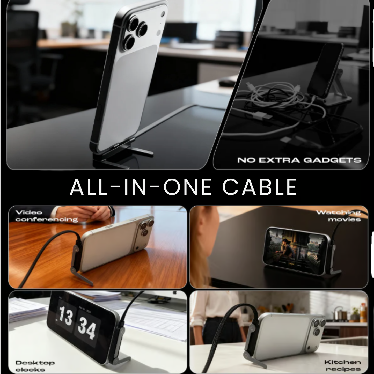 HållLaddningskabeln